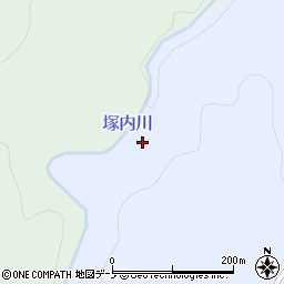 塚内川周辺の地図