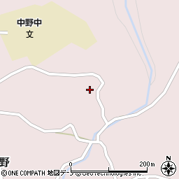 岩手県洋野町（九戸郡）中野（第２地割）周辺の地図