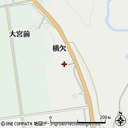 秋田県鹿角郡小坂町荒谷横欠3-2周辺の地図