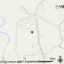 秋田県鹿角郡小坂町荒谷三ツ森周辺の地図