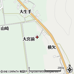 秋田県鹿角郡小坂町小坂大宮前周辺の地図