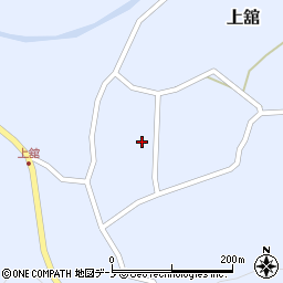 岩手県軽米町（九戸郡）上舘（第６地割）周辺の地図