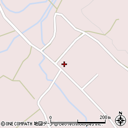 秋田県大館市早口（岩野目）周辺の地図