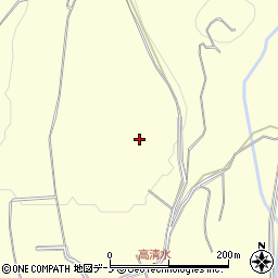 秋田県鹿角市十和田山根上ミ平周辺の地図