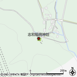 志和稲荷神社周辺の地図