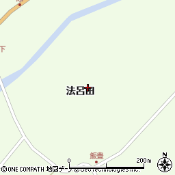 青森県田子町（三戸郡）原（法呂田）周辺の地図