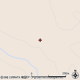 秋田県北秋田市綴子大舟沢出口周辺の地図