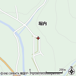秋田県鹿角市十和田大湯堀内22周辺の地図