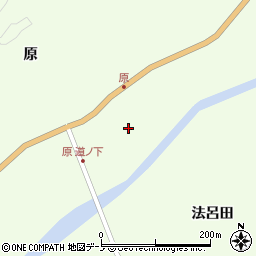 青森県三戸郡田子町原道ノ下周辺の地図