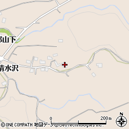 秋田県大館市商人留津都山下4周辺の地図