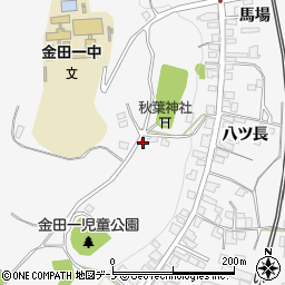 岩手県二戸市金田一野月105周辺の地図