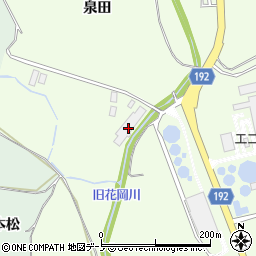 戸田鉄工株式会社　花岡工場周辺の地図