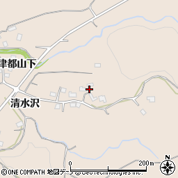 秋田県大館市商人留津都山下8周辺の地図