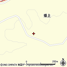 青森県三戸町（三戸郡）斗内（乗上）周辺の地図