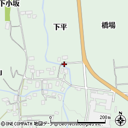 秋田県鹿角郡小坂町小坂下平5周辺の地図