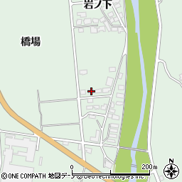 秋田県鹿角郡小坂町小坂岩ノ下116周辺の地図