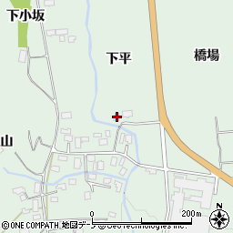 秋田県鹿角郡小坂町小坂下平5-2周辺の地図