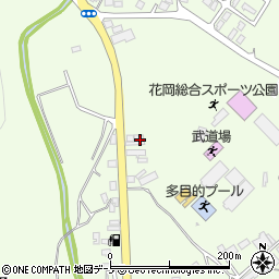 秋田県大館市花岡町猫鼻6-1周辺の地図