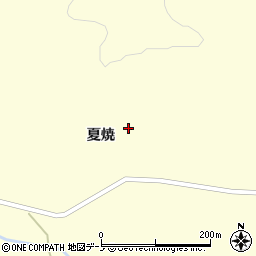 青森県三戸郡三戸町斗内夏焼周辺の地図
