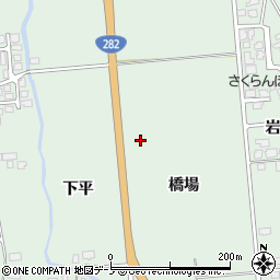 秋田県鹿角郡小坂町小坂橋場周辺の地図