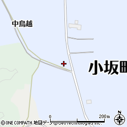 秋田県小坂町（鹿角郡）上向（中鳥越）周辺の地図