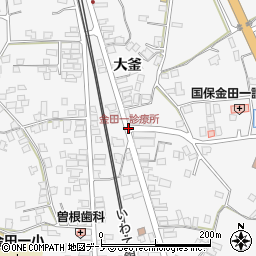 金田一診療所周辺の地図