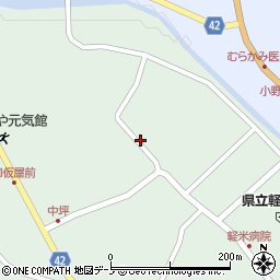 岩手県九戸郡軽米町軽米第２地割周辺の地図