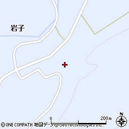 秋田県山本郡八峰町峰浜目名潟岩子4周辺の地図