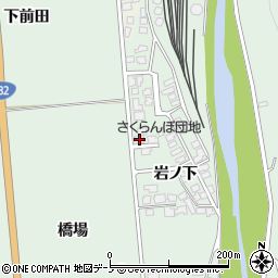 秋田県鹿角郡小坂町小坂岩ノ下101-7周辺の地図