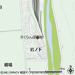 秋田県鹿角郡小坂町小坂岩ノ下31-33周辺の地図