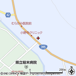 岩手県軽米町（九戸郡）上舘（第１４地割）周辺の地図