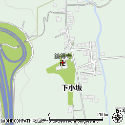 鏡得寺周辺の地図