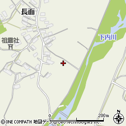 秋田県大館市釈迦内長面41周辺の地図