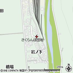 秋田県鹿角郡小坂町小坂岩ノ下31-15周辺の地図
