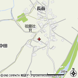 秋田県大館市釈迦内長面10周辺の地図