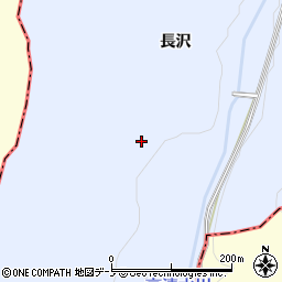 秋田県鹿角郡小坂町上向上横越周辺の地図