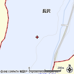 秋田県小坂町（鹿角郡）上向（上横越）周辺の地図