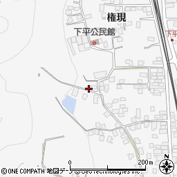 岩手県二戸市金田一権現64-2周辺の地図