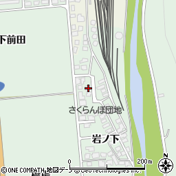 秋田県鹿角郡小坂町小坂岩ノ下31-21周辺の地図