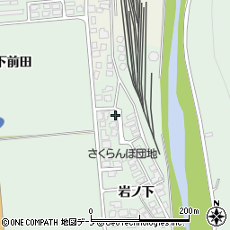 秋田県鹿角郡小坂町小坂岩ノ下31-38周辺の地図
