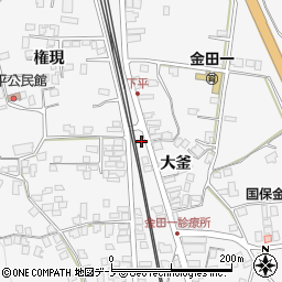 岩手県二戸市金田一大釜89-33周辺の地図