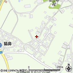 秋田県大館市花岡町猫鼻55-6周辺の地図