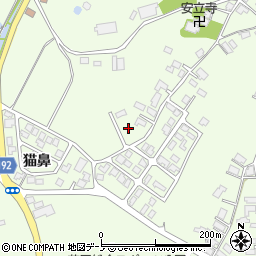 秋田県大館市花岡町猫鼻55-7周辺の地図