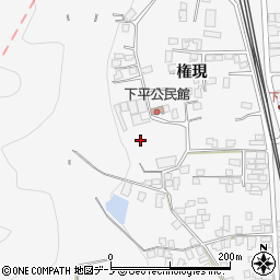 岩手県二戸市金田一権現44周辺の地図