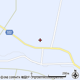 秋田県山本郡藤里町粕毛端家周辺の地図