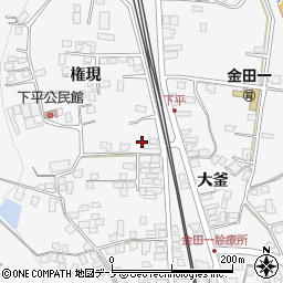 岩手県二戸市金田一権現1周辺の地図