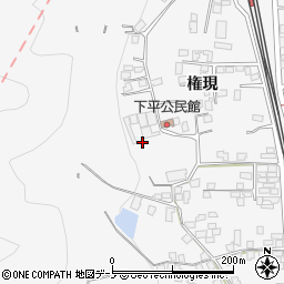 岩手県二戸市金田一権現45周辺の地図