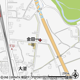 岩手県二戸市金田一大釜155周辺の地図