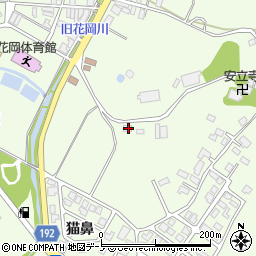 秋田県大館市花岡町猫鼻82-1周辺の地図