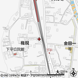 岩手県二戸市金田一権現14-8周辺の地図